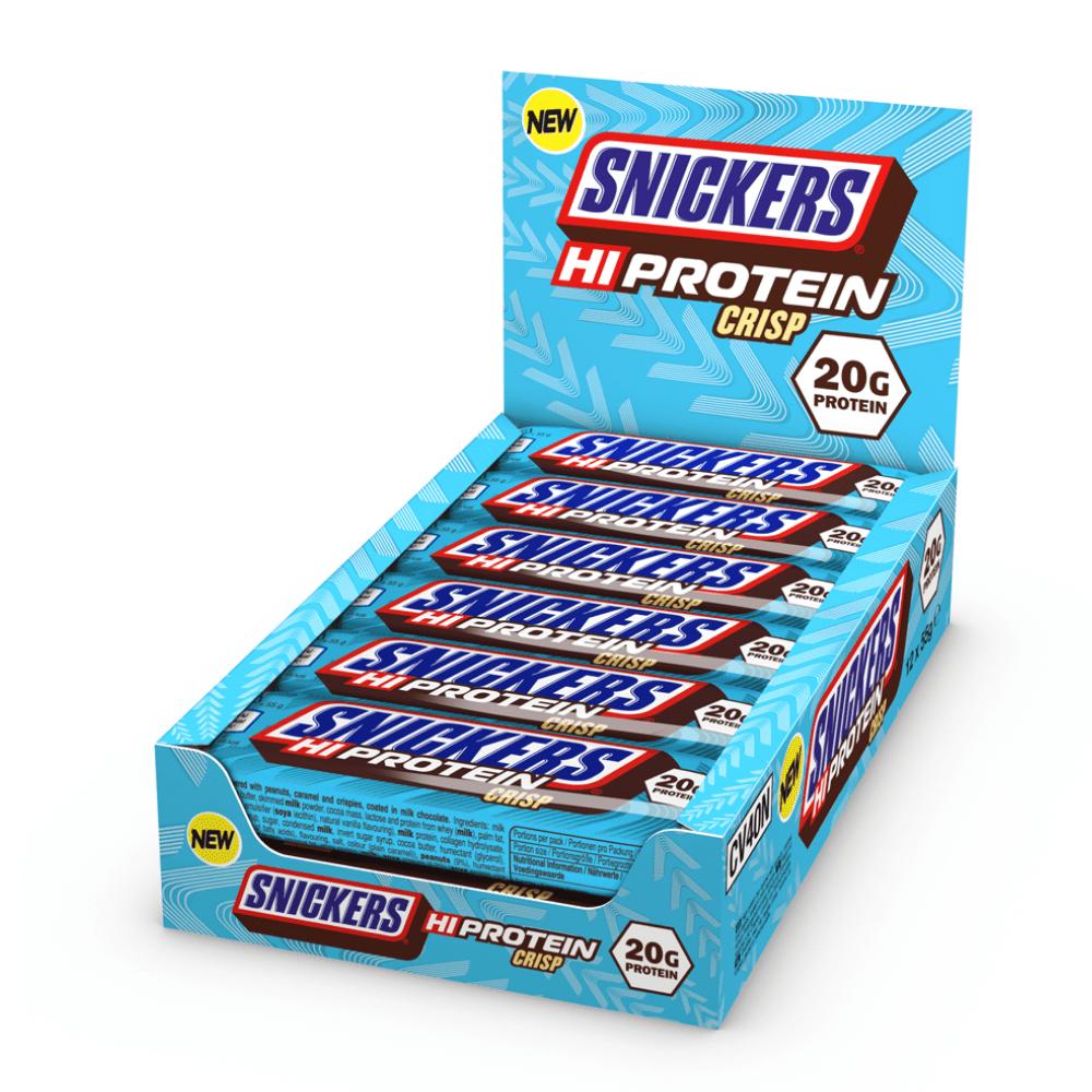 Snickers Chocolate Crisp Protein Bar - Exotic Snack (UK)