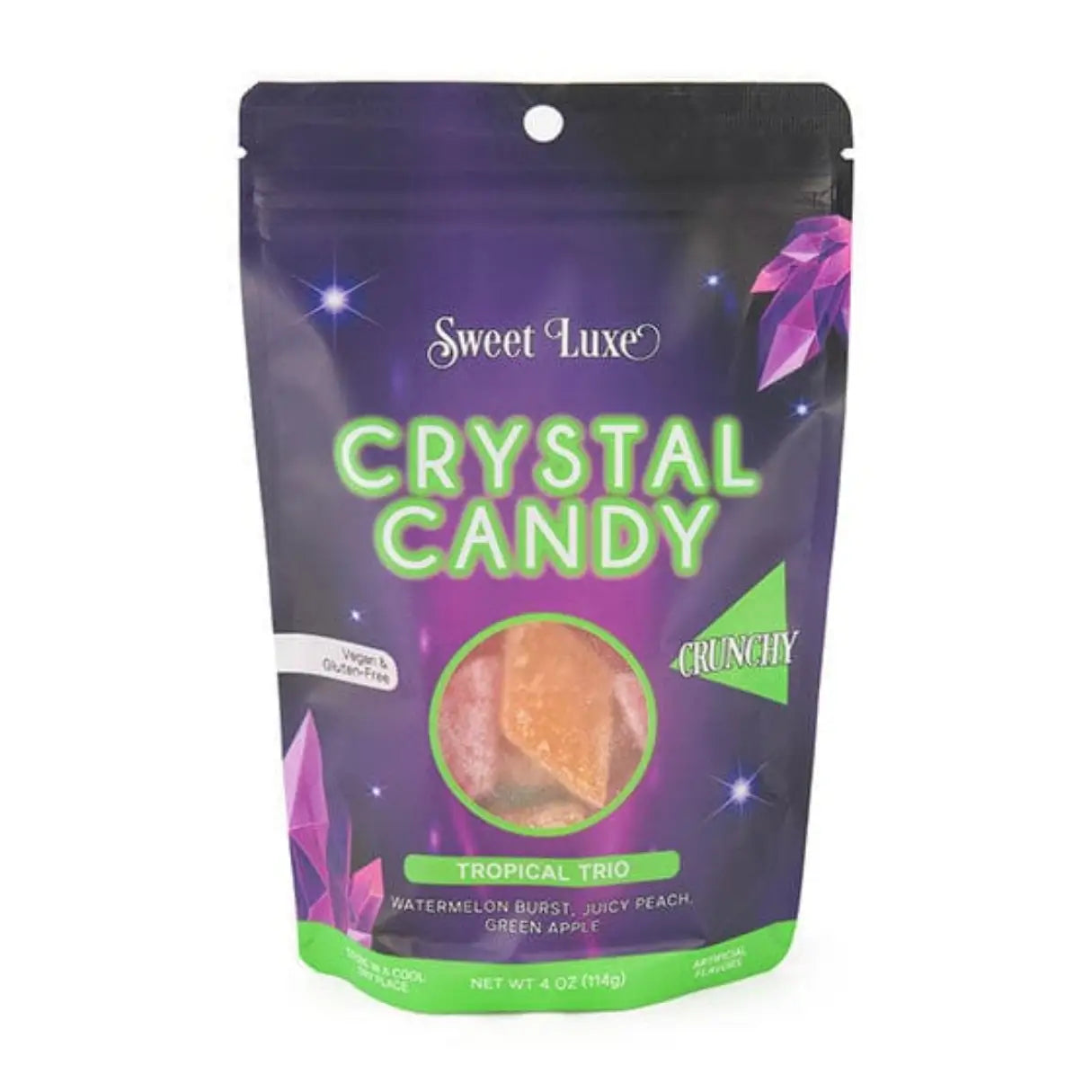 Sweet Luxe™ New Extra Crunchy Crystal Candy - Tropical Trio Mix