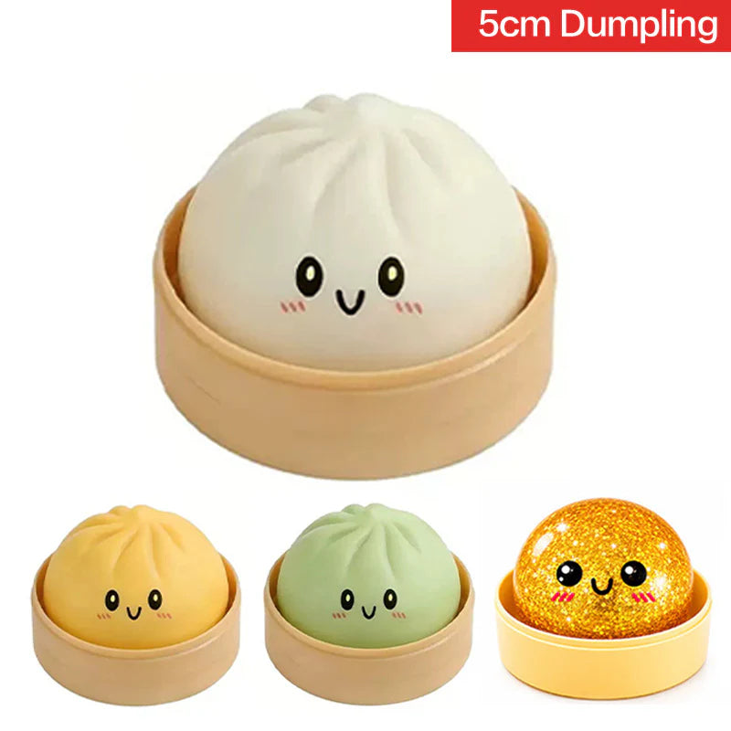 Viral Dumpling Squishy Mystery Bao Bun Fidget Toy