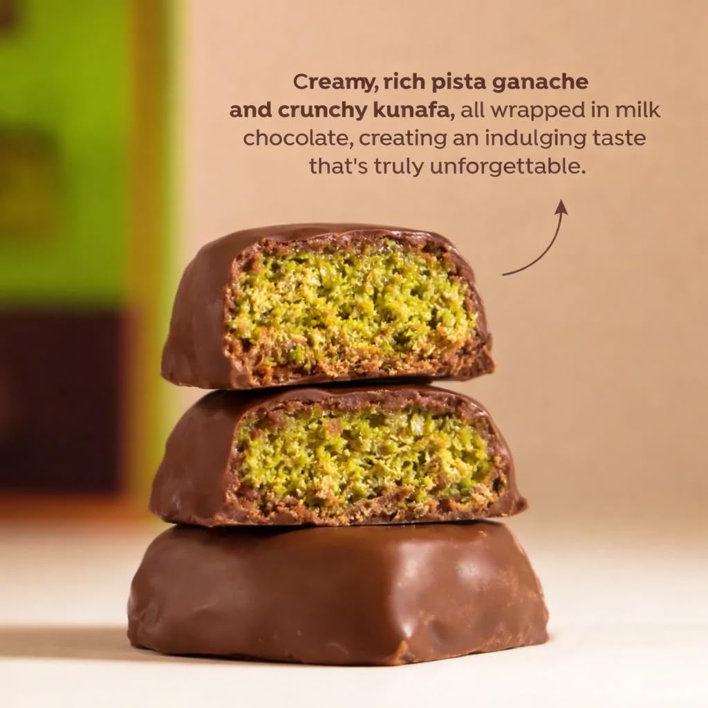 Dubai Chocolate Pistachio Popcorn BonBon Pouch (Dubai)