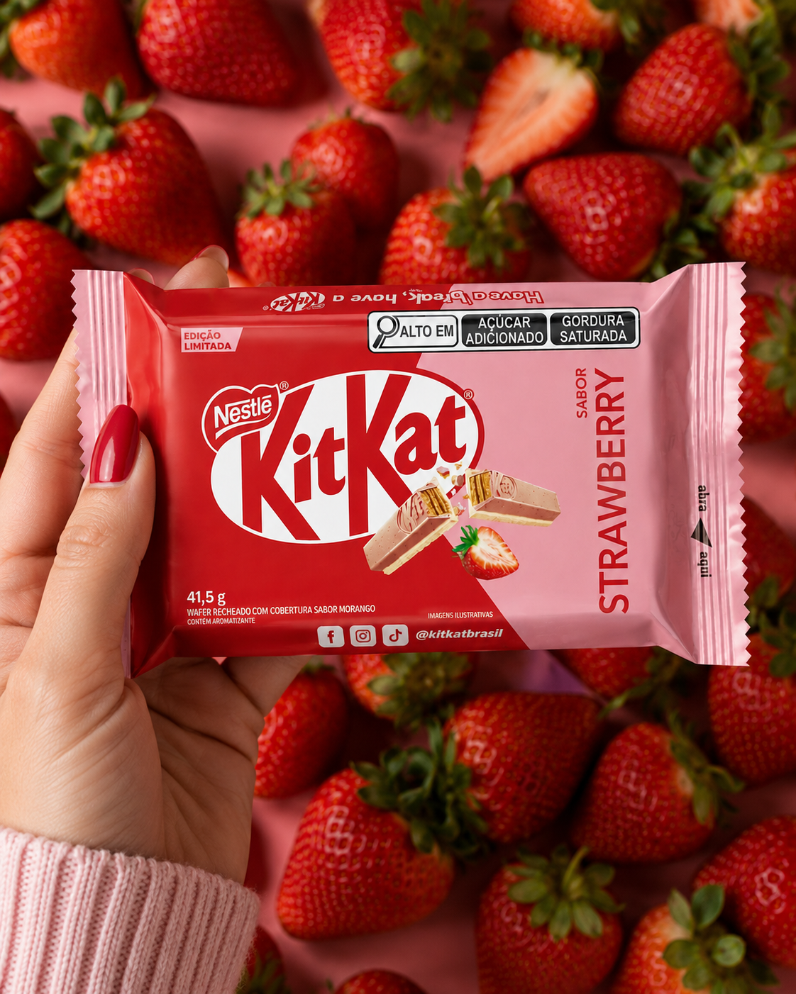 KitKat Strawberry (Brazil)