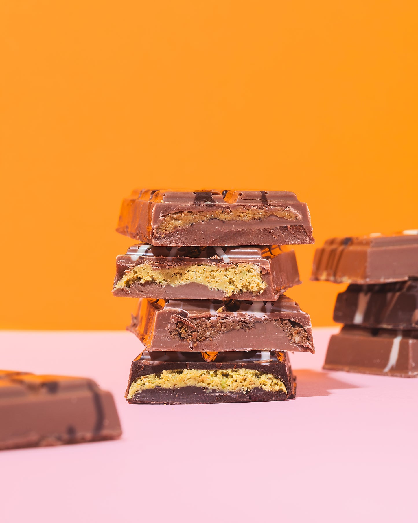 Pistachio Knafeh Crunch
Milk Chocolate