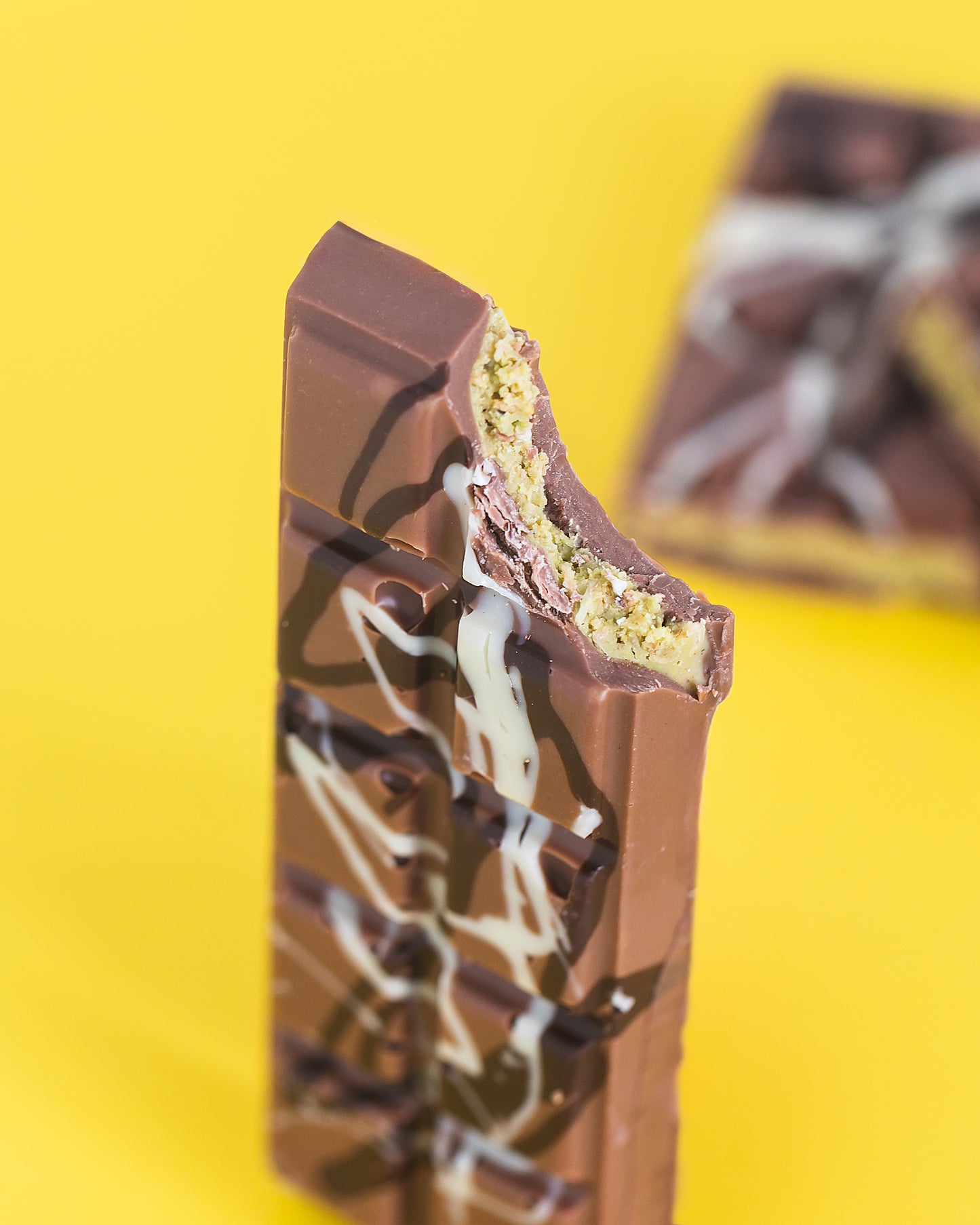 Pistachio Knafeh Crunch
Milk Chocolate