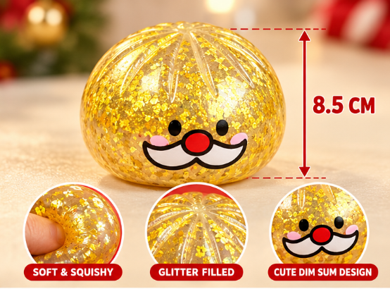 Christmas Squishy Bao Buns