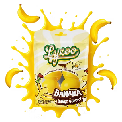 Lyzoo Banana Burst Gummy (USA)