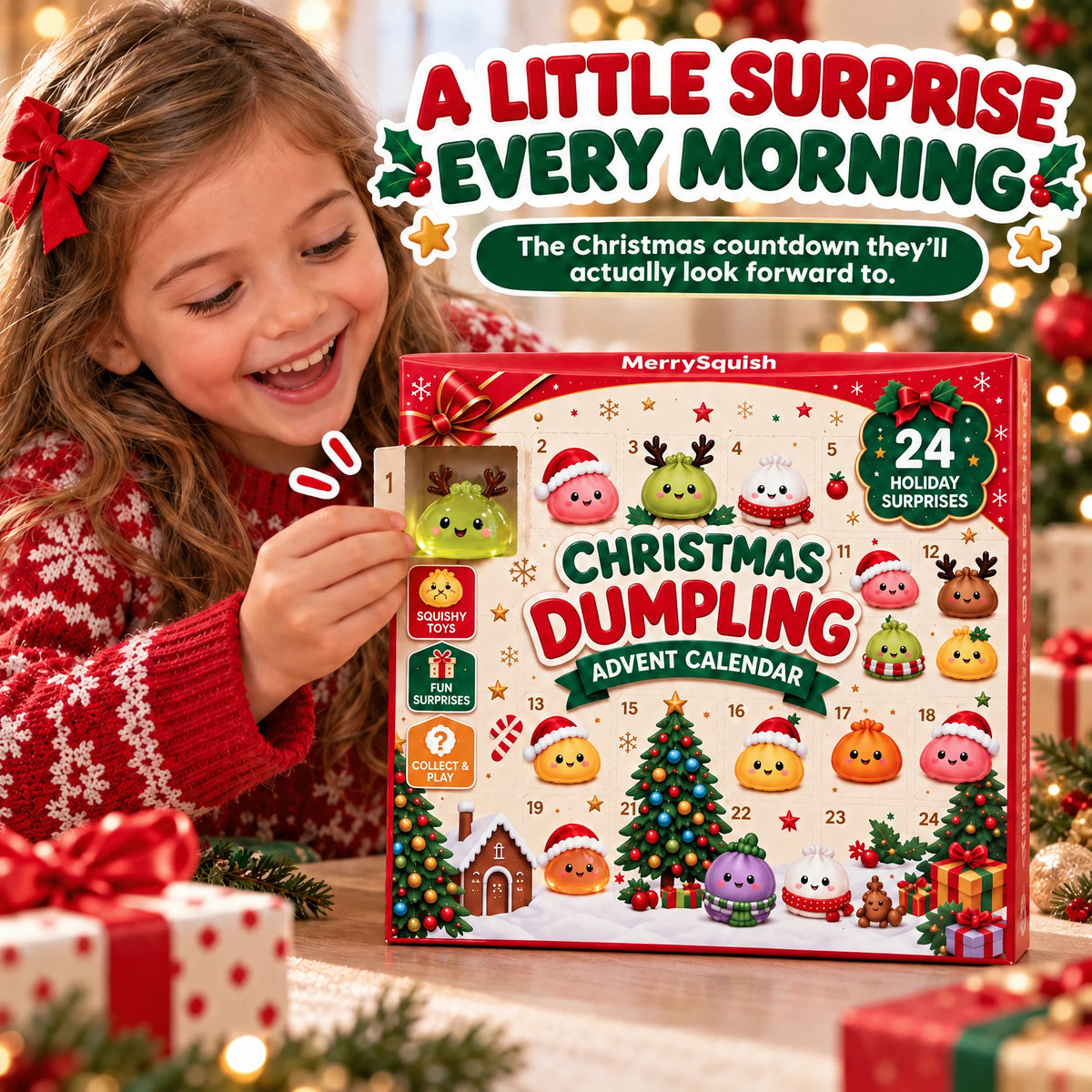 Christmas Mystery Dumpling Countdown Calendar
