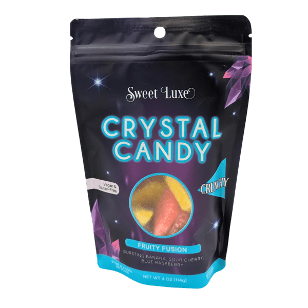 Sweet Luxe™ NEW Extra Crunchy Crystal Candy - Fruity Fusion Flavor Mix