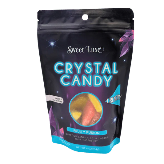 Sweet Luxe™ NEW Extra Crunchy Crystal Candy - Fruity Fusion Flavor Mix