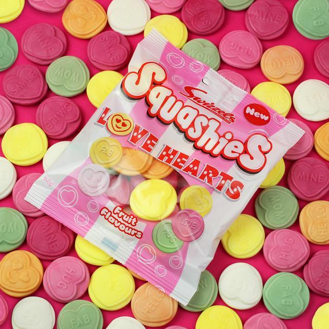 Swizzels Squashies Love Hearts Mixed Fruit Flavour (UK)