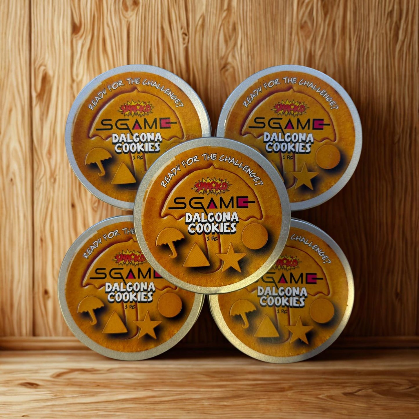 S-Game Dalgona Cookies