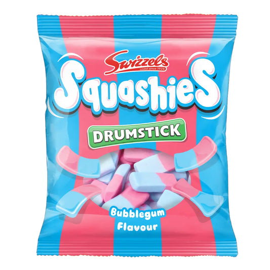 Swizzels Drumstick Squashies Bubblegum Flavour Bag (UK)