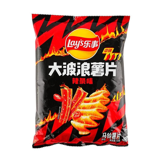 Lay's Spicy Strips Flavor Chips (China)
