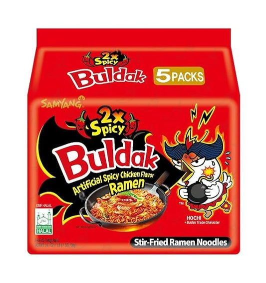 BULDAK 2X SPICY CHICKEN RAMEN (PACK) (KOREA)