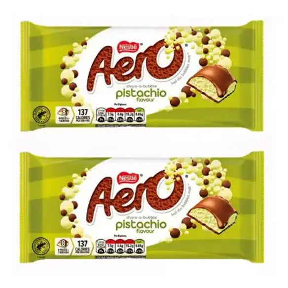 Aero Pistachio Chocolate Bar (UK)