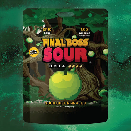 Final Boss Sour Level 4 Sour Green Apple (4-Pack) (USA)