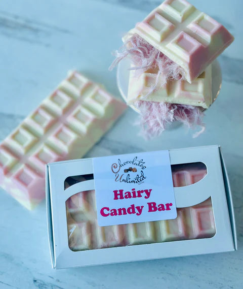 Angel Hair Chocolate Bars - White Chocolate with Blue Filling