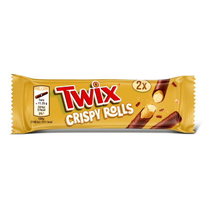 Twix Milk Chocolate Crispy Rolls Snack Bar (UK)
