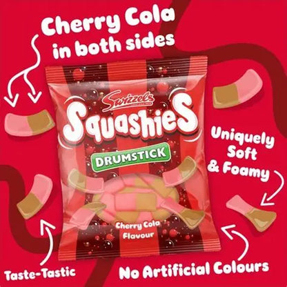 Swizzels Squashies Cherry Cola Flavour Drumstick (UK)