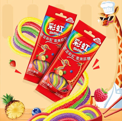 Skittles Sour Gummy Candy Strip (China)