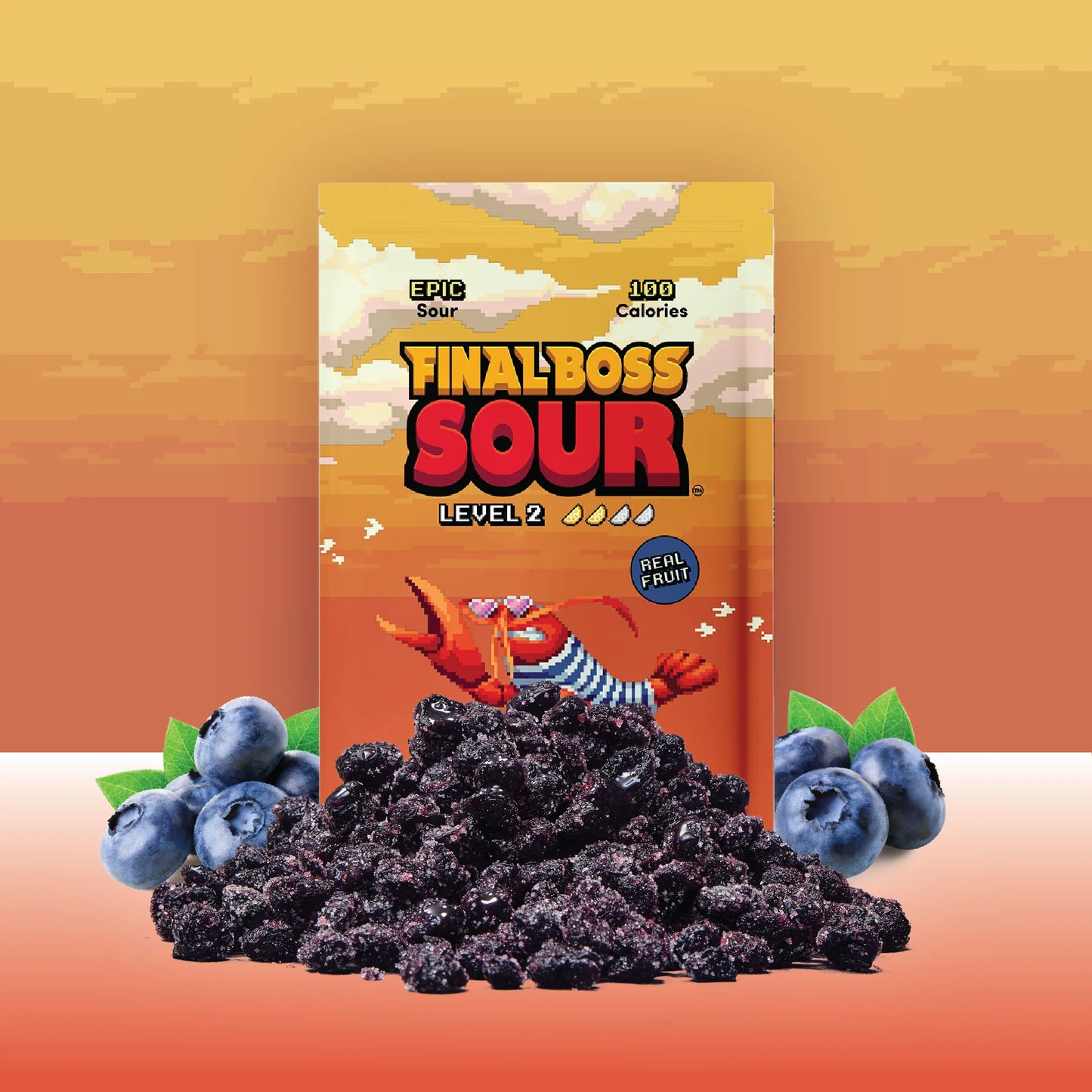 Final Boss Sour Level Two Sour Blueberries (USA)