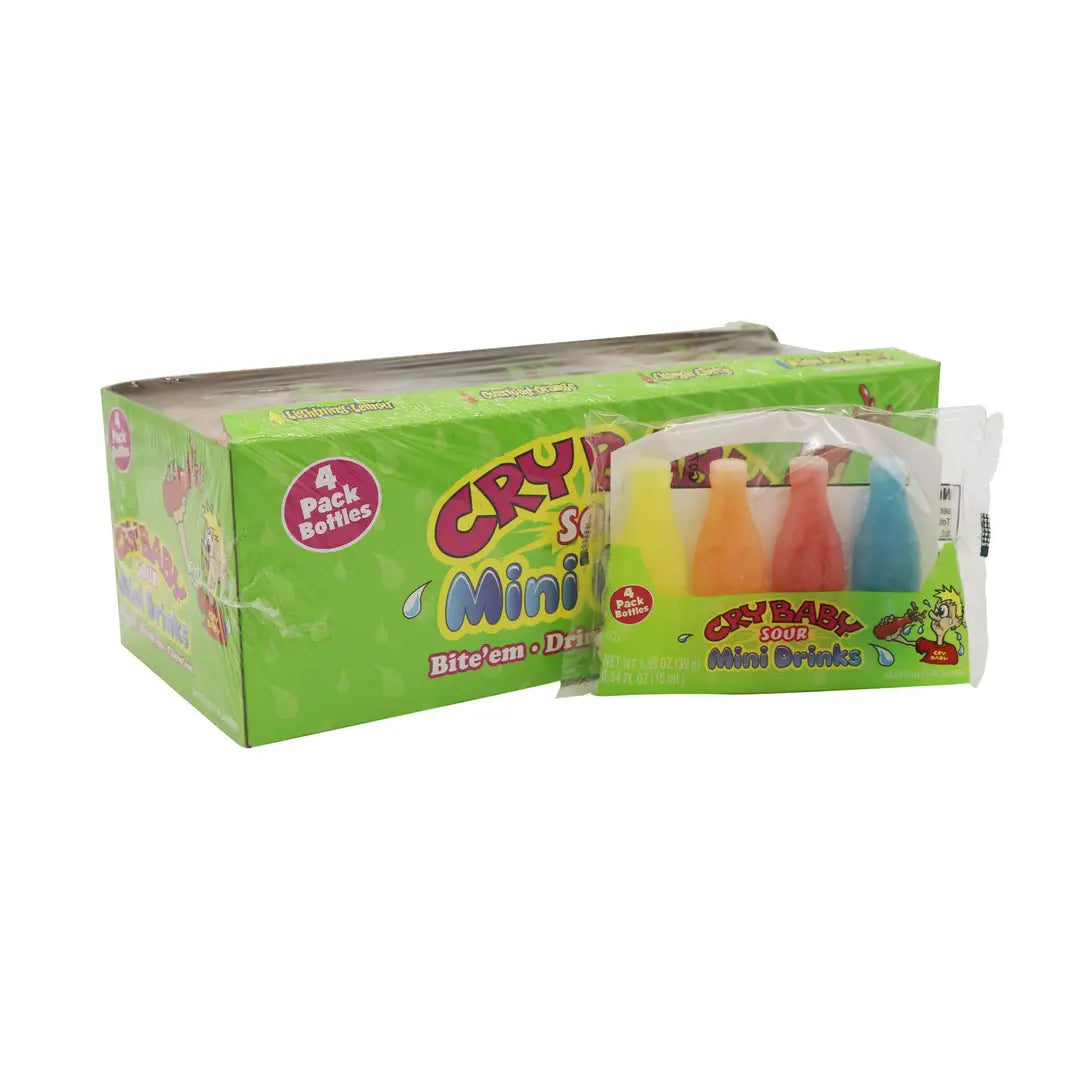 Cry Baby Sour Mini Drinks Wax Candy (Canada)