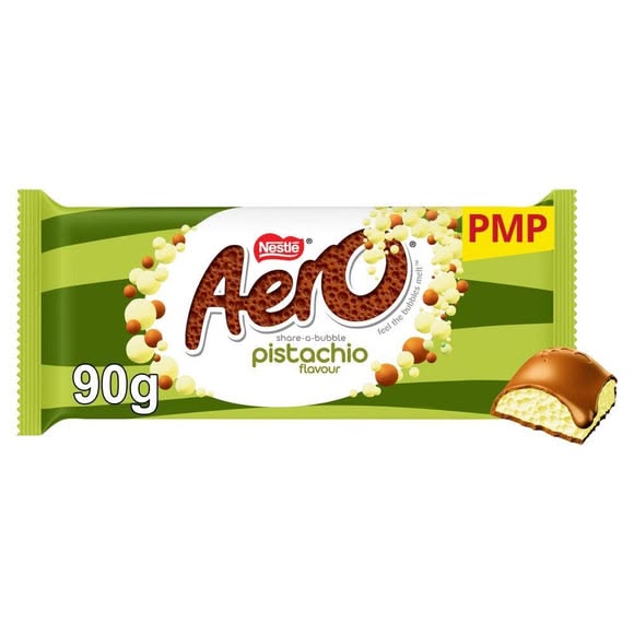 Aero Pistachio Chocolate Bar (UK)