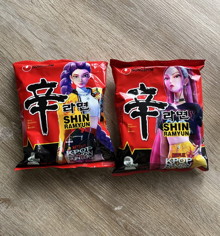 Kpop Demon Hunters Premium Shin Original Ramyun Noodle Soup (Korea)