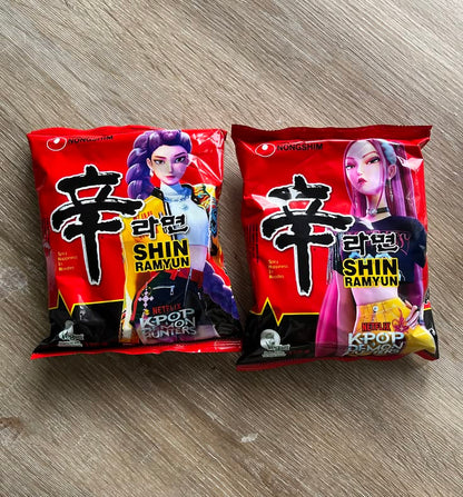 Kpop Demon Hunters Premium Shin Original Ramyun Noodle Soup (Korea)