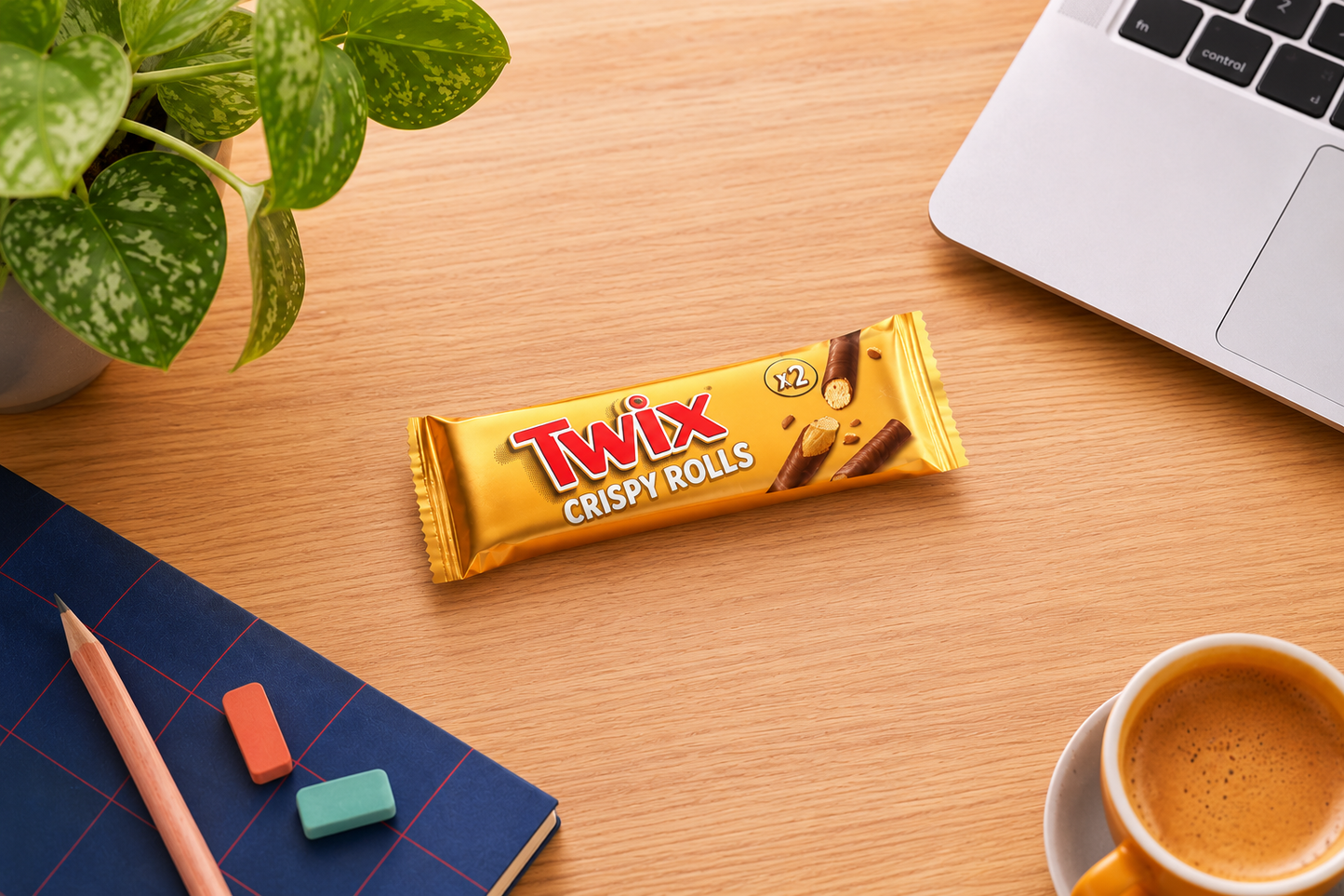 Twix Milk Chocolate Crispy Rolls Snack Bar (UK)