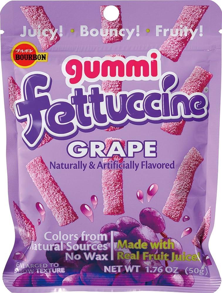 Bourbon Fettuccine Gummy Italian Grape (Japan)