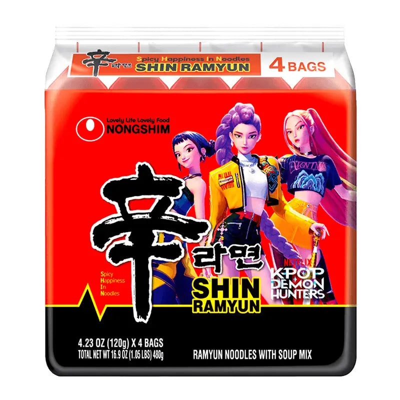 Shin Ramyun K POP Demon Hunters Single Pack (Korea)