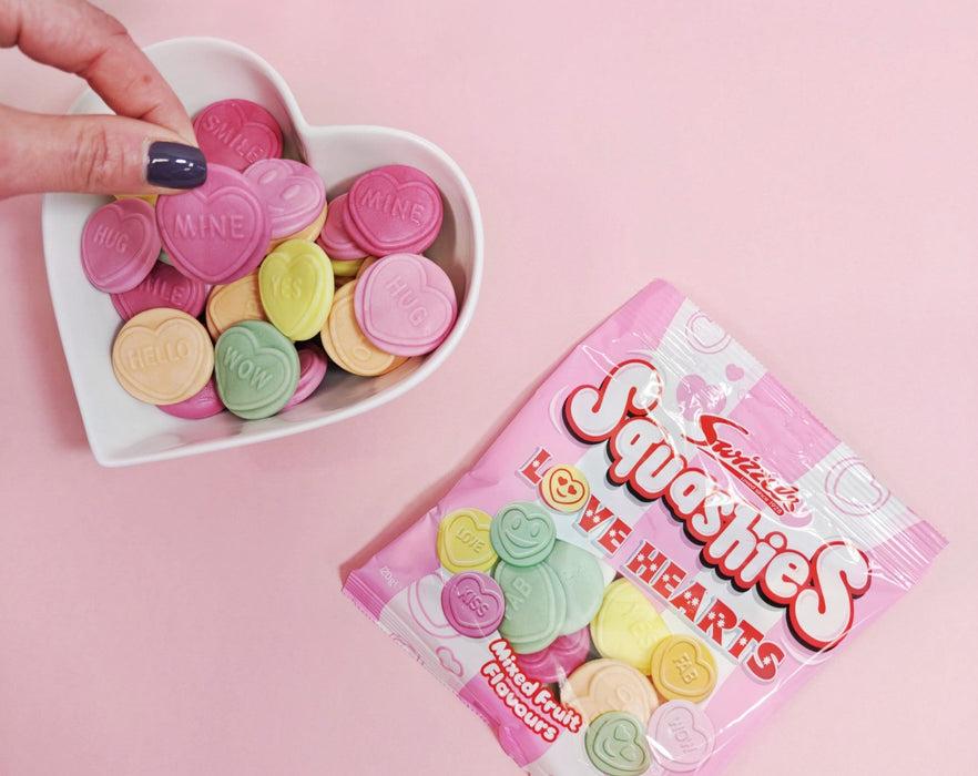 Swizzels Squashies Love Hearts Mixed Fruit Flavour (UK)