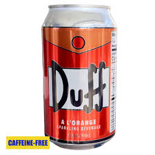 DUFF ORANGE SODA DRINK (USA)