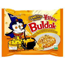 BULDAK QUATTRO CHEESE HOT CHICKEN FLAVOR STIR-FRIED RAMEN (KOREA)