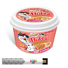 Samyang Buldak Rose Stir Fried Glass Noodle Bowl Single