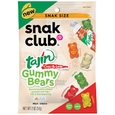 SNACK CLUB TAJIN GUMMY BEARS (USA)