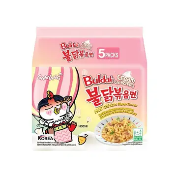 BULDAK HOT SAUCE CARBONARA SPICY CHICKEN FLAVOUR (KOREA)