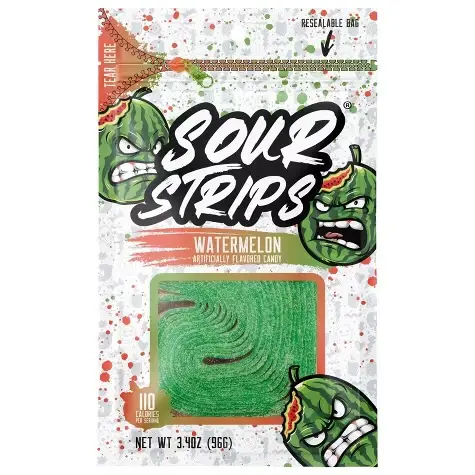 SOUR STRIPS - WATERMELON (USA)