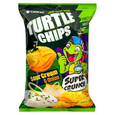 ORION TURTLE CHIPS SOUR CREAM & ONIONS (KOREA)