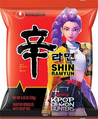 Kpop Demon Hunters Premium Shin Original Ramyun Noodle Soup (Korea)