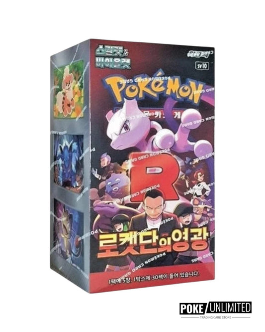 Pokemon Sv10 Glory Of Team Rocket Single Pack (Korea)